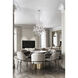Canada 5 Light 22 inch Chrome Chandelier Ceiling Light